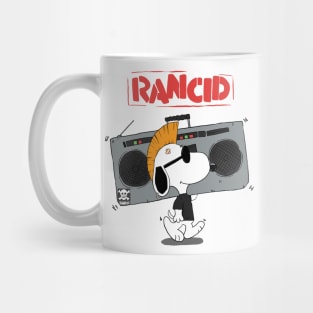 Rancid band merch - radio funny cartoon design Mug